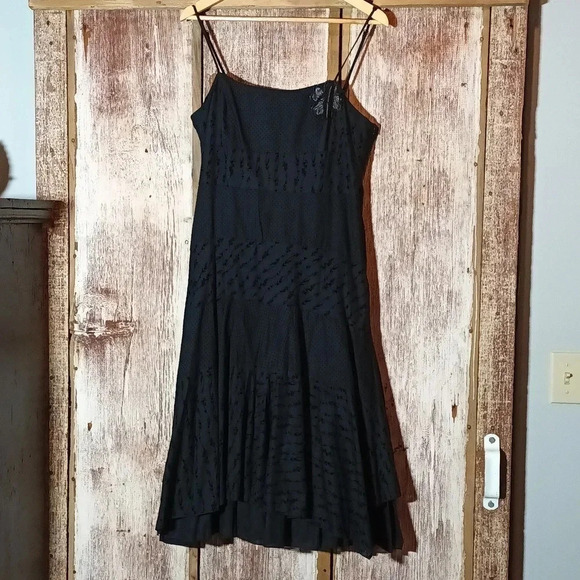 Dolcezza romantic goth tiered black witchy whimsigoth handkerchief hem m… - Picture 1 of 15